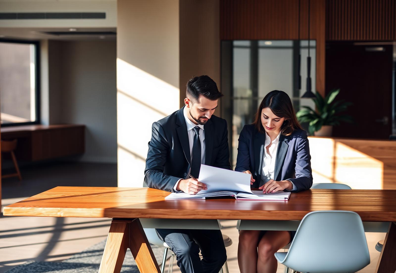 The Chesterfields team reviewing a client's financial plan
